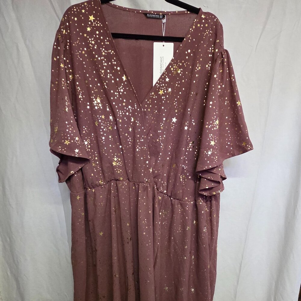 Star Pattern Maxi Dress